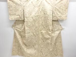 幾何学模様織り出し十日町紬着物